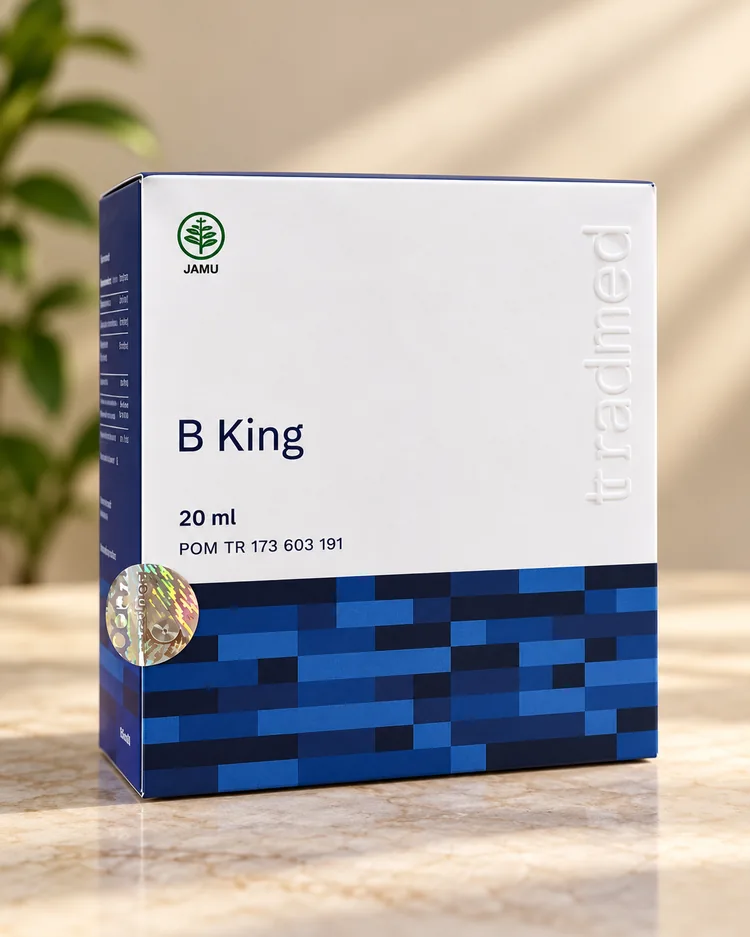 Foto kemasan B KING asli yang disediakan pemilik